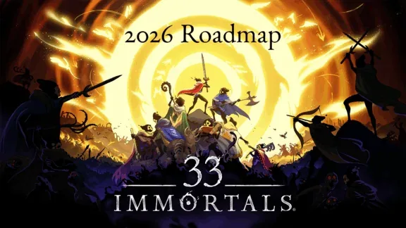33 Immortals 2026 공식 로드맵 아트